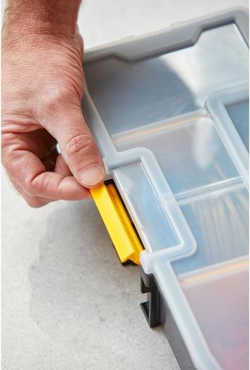 Actual product image Stanley Toolbox L with removable dividers