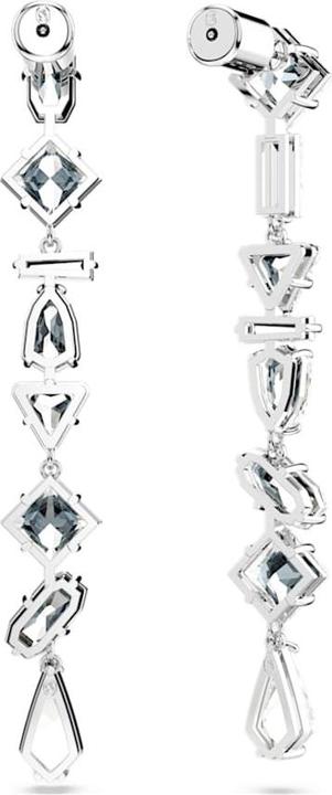 Immagine prodotto Swarovski Orecchini Mesmera a goccia di vari tagli, lunghi e bianchi (Metallo Swarovski)