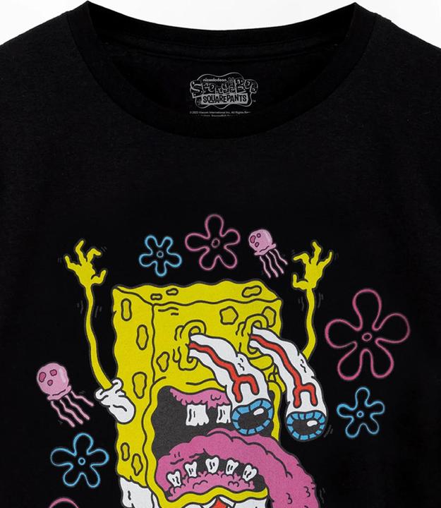 Immagine prodotto Spongebob Squarepants Not Afraid to Be Square Maglietta Maniche Corte Uomo (XXL)
