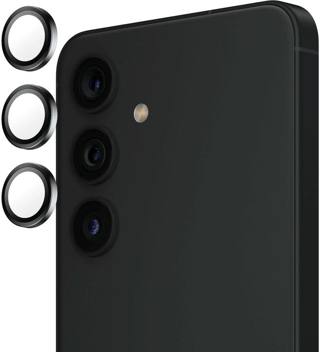 Produktbild PanzerGlass ® Hoops® Schwarz Kameraschutz (1 Stück, Samsung Galaxy S25)
