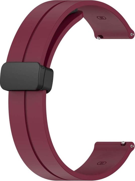 Produktbild Cover-Discount Silikon Ersatzarmband 20mm rot (20 mm, Silikon)