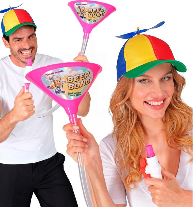 Actual product image Widmann Beer bong in pink with valve drinking game