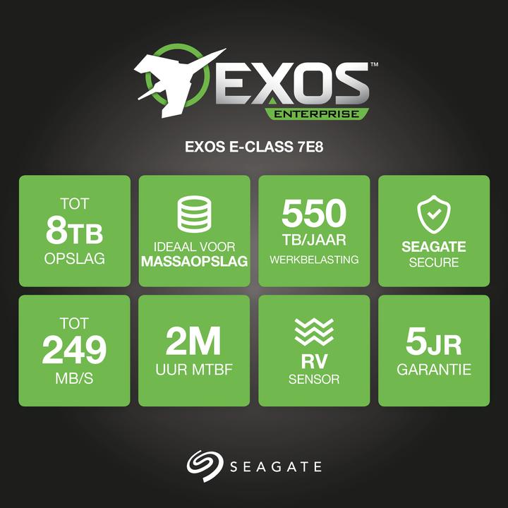 Produktbild Seagate Exos E 7E8 512e (4 TB, 3.5")