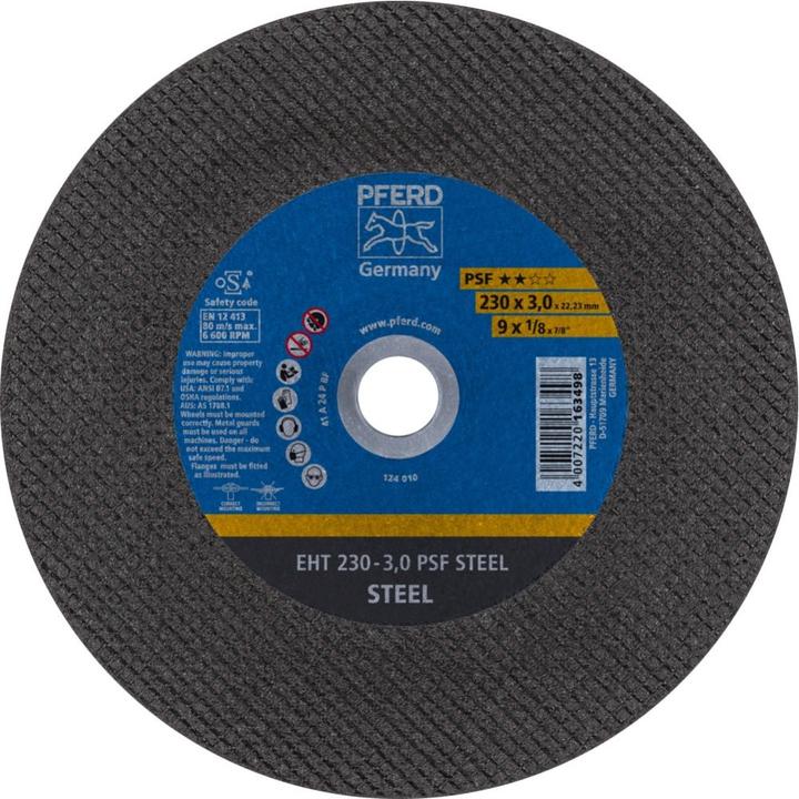 Image du produit Pferd Disque à tronçonner EHT 230-3.0 A 24 P PSF/22.23
