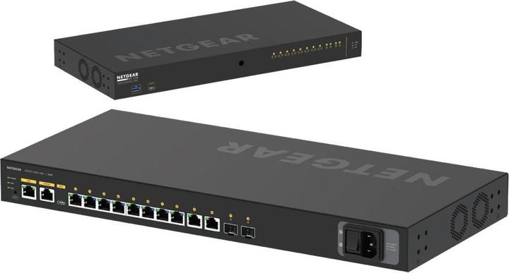Produktbild Netgear PoE+ Switch AV Line M4250-10G2F-PoE+ 12 Port + AVB-Lizenz (12 Ports)