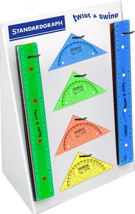 Image du produit Présentoir règle/géo triangle (30 cm)