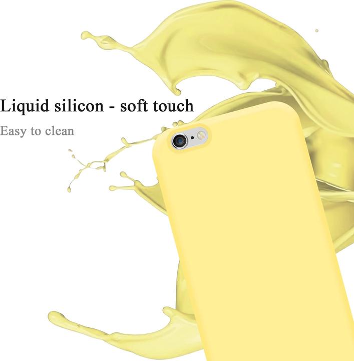 Actual product image Cadorabo TPU Liquid Silicone Case Cover (Apple iPhone 6)