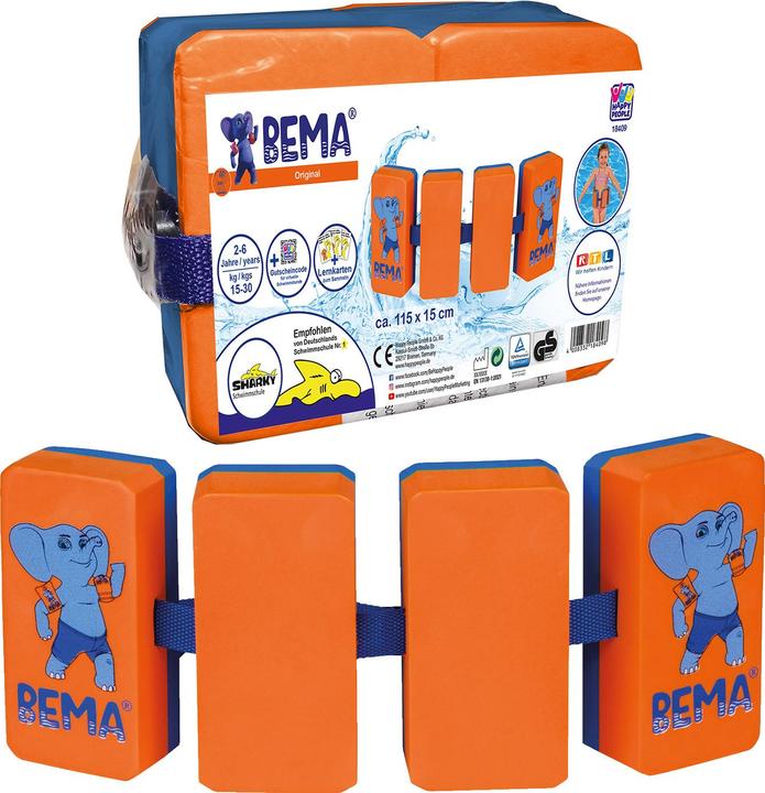 Bema Ceinture de natation orange
