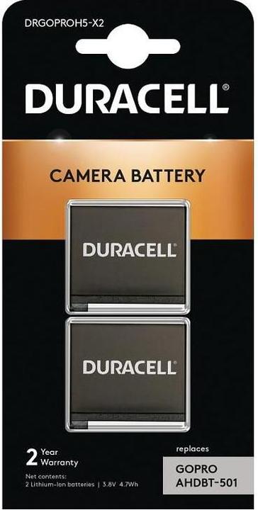 Actual product image Duracell Li-Ion battery for GoPro Hero 5 (Camera battery)