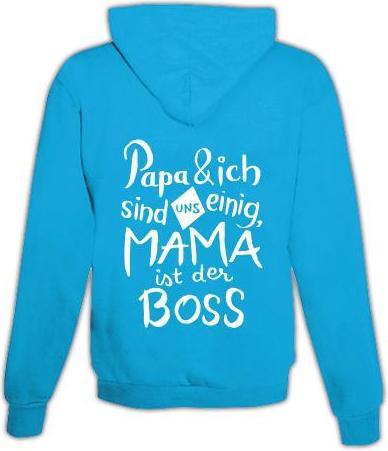 Immagine prodotto Schwesternuhr Felpa con cappuccio La mamma è il capo (XL)