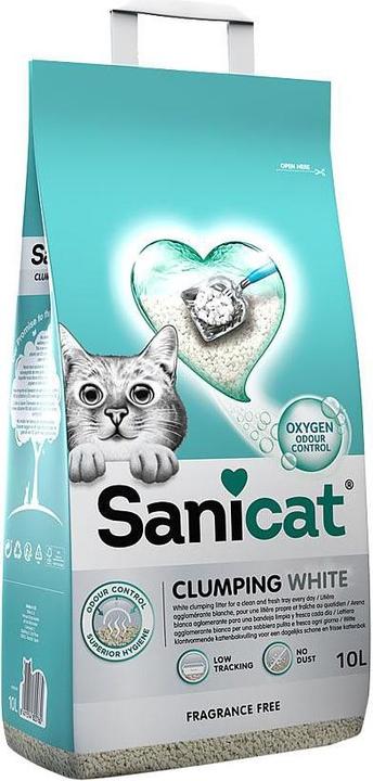 Actual product image Sanicat DUPLIKAT Clumping White, neutral, 10L (Clumping, 8.09 kg)