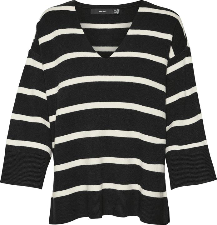 Produktbild Vero Moda V-Ausschnitt Tief angesetzte Schulter Pullover Strickpullover (XS)