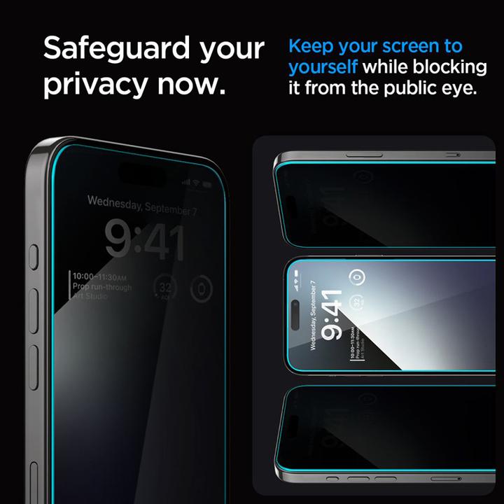 Image du produit Spigen EZ Fit GLAS.tR Privacy (1 pièce(s), Apple iPhone 15 Pro Max)