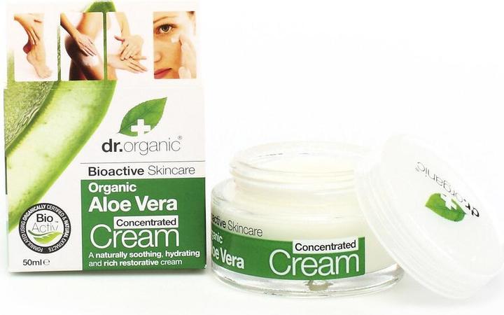 Actual product image Dr. Organic ALOE VERA crema concentrada 50 ml (50 ml, 24h cream)