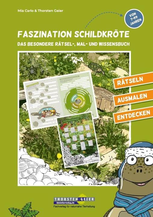 Produktbild Faszination Schildkröte - das besondere Rätsel-, Mal- und Wissensbuch