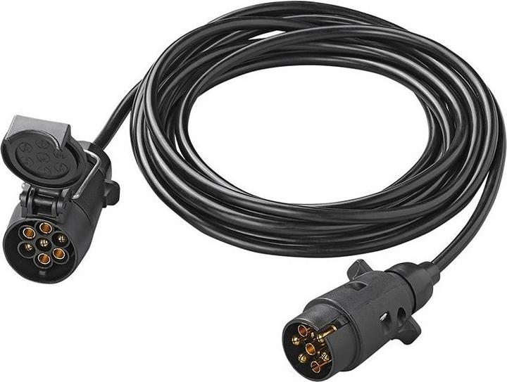 Produktbild ProPlus Verlängerungskabe mit Stecker und Steckdose 7-polig