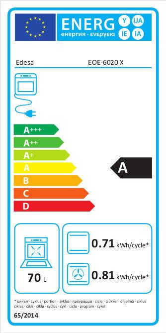 Energy Label EOE-6020 X