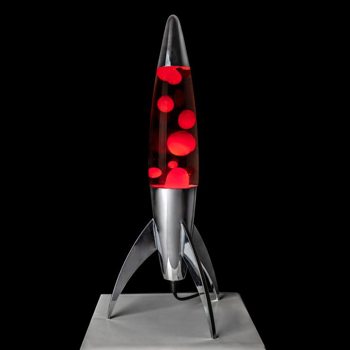 Image du produit Fisura Lampe à Lave Fusée Rouge de (E14)