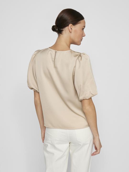 Actual product image Vila Round neck top with short sleeves (42)