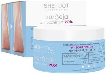 Actual product image SHE s.r.l. Shefoot Laboratories Regenerating Vitamin Ointment for Cracked Heels with Urea 20% 80G (Foot deodorant & powder)