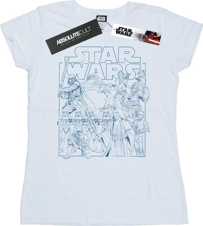 Star Wars Outlined Sketch TShirt (XXL)