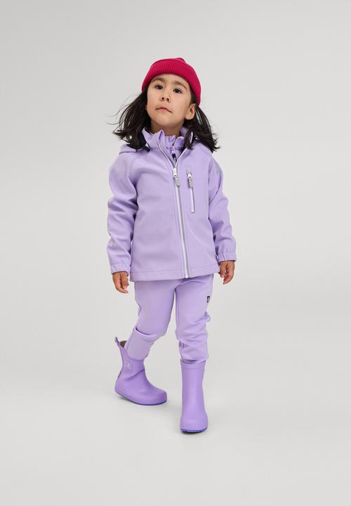 Actual product image Reima Kinder Softshell Jacke Vantti c amethyst (122)