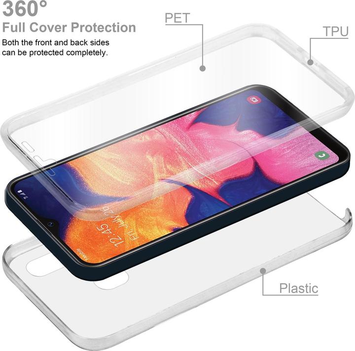 Actual product image Cadorabo TPU 360 Degree Case Cover (Samsung Galaxy A20e, Samsung Galaxy A10e)