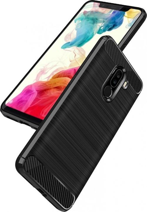 Produktbild Screenguard Xiaomi POCOPHONE F1 Hülle Carbon Brushed Soft TPU (Xiaomi Pocophone F1)
