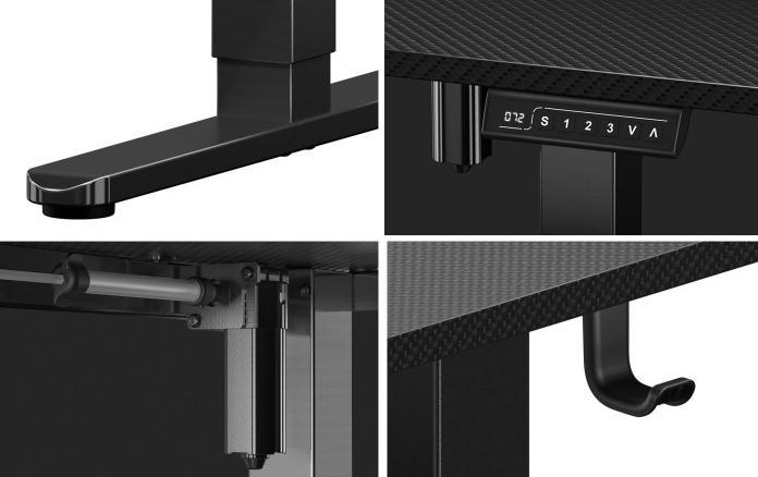Actual product image Huzaro Biurko gamingowe Hero 8.2 Balck