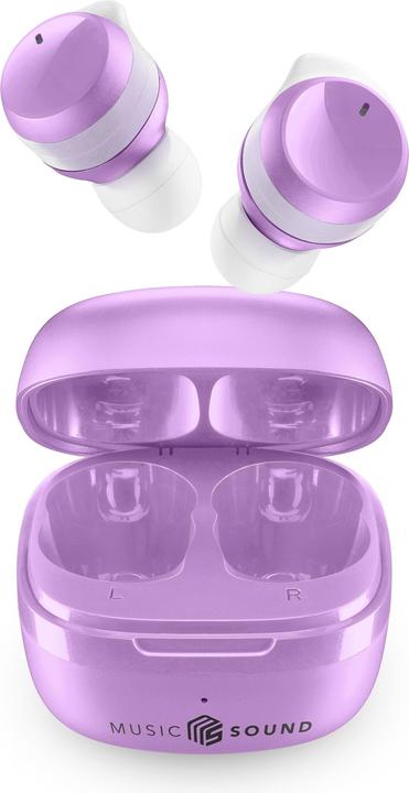 Immagine prodotto Music Sound Cellularline Music & Sound Auricolari Bluetooth FLOW Viola (25 h, Senza fili)