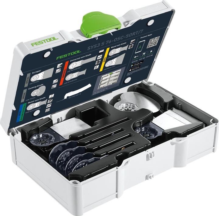 Actual product image Festool Il set lame multifunzione SYS3 S 76-OSC-SORT/7