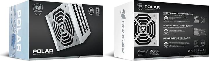 Actual product image Cougar POLAR1050 80 Plus Platinium (1050 W)