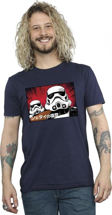 Immagine prodotto Star Wars Stormtrooper Japanese Maglietta Uomo (4XL)
