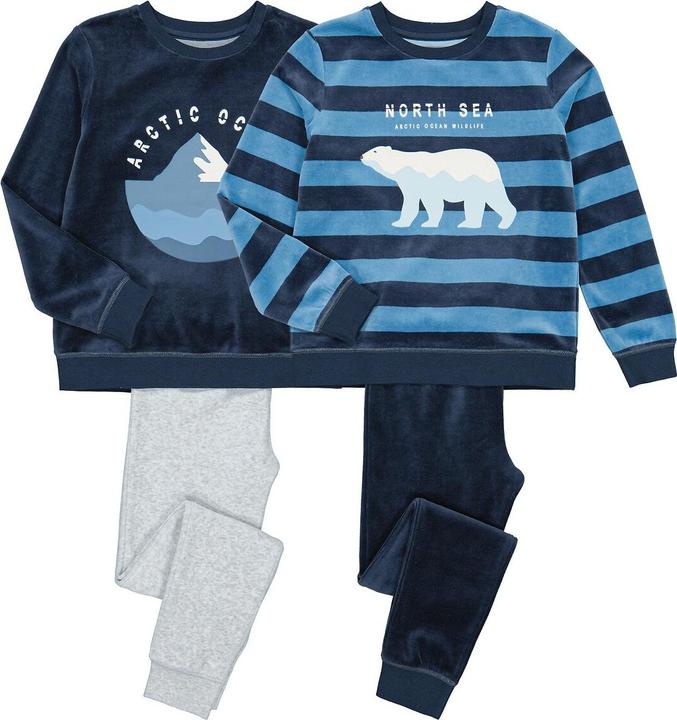 Actual product image La Redoute Collections 2 Pack Velvet Pyjamas (102)