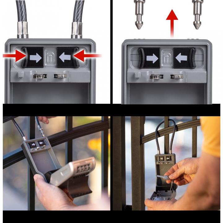 Actual product image Master Lock Key box with removable bracket 5482EURD
