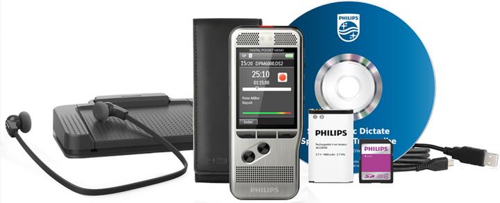 Produktbild Philips Diktier- und Wiedergabe-Set Pocket Memo DPM6700