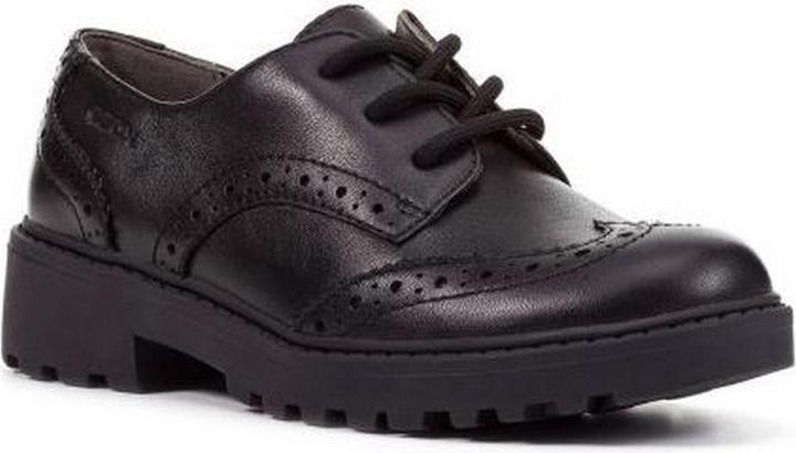 Produktbild Geox Mädchen J Casey G. N Leder Schul Schnürschuhe (34)