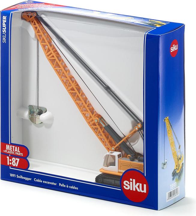 Actual product image Siku Liebherr cable excavator