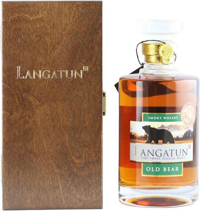 Produktbild Langatun Old Bear Cask Proof Karaffe mit Box (Single Malt)