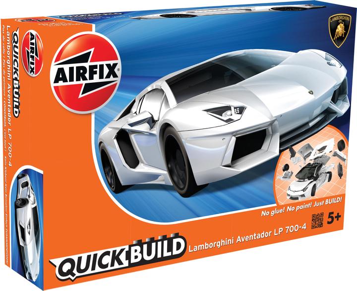 Produktbild Airfix Bausatz Lamborghini Aventador weiss Quick Build