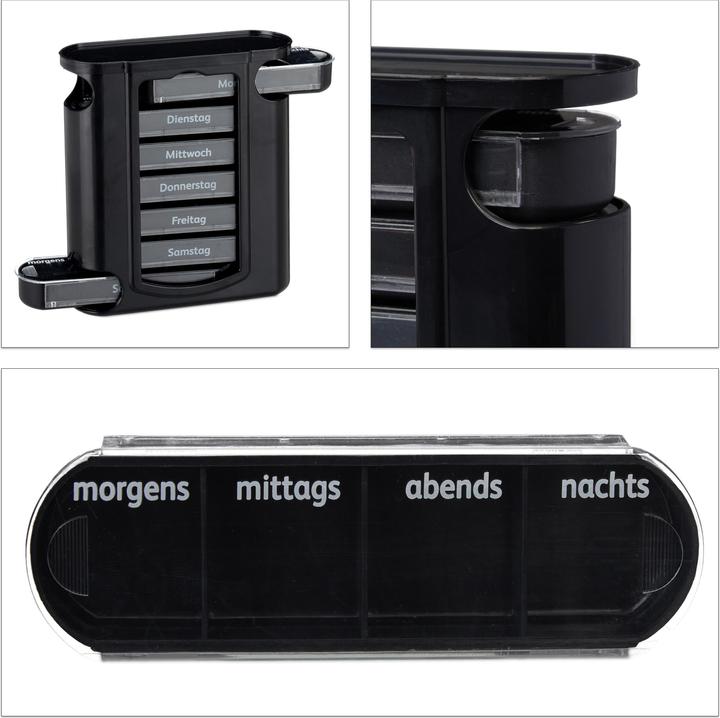 Actual product image Relaxdays Pill Box