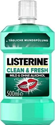Immagine prodotto Listerine pulito e fresco, collutorio, 500 ml (500 ml, Collutorio)