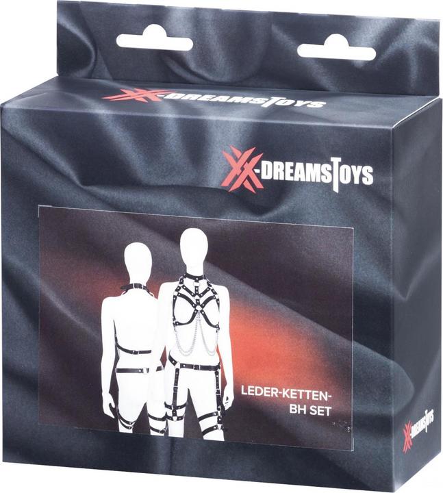 Produktbild XXdreamSToys Leder-Ketten-Body BH-Set