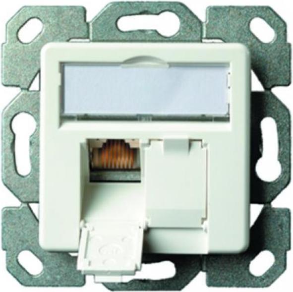 Telegärtner J00020A0523 2 x RJ-45 White outlet