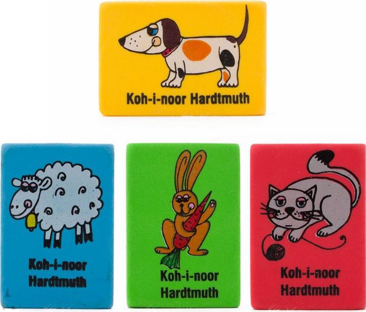 Produktbild Koh-i-Noor Kunststoff-Gummi-Tiere 1 Stück (Mix)