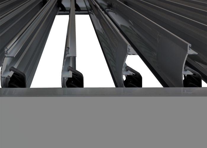 Immagine prodotto Mendler Pergola HWC-L46, telaio in alluminio da 11 cm, grondaia anti-pioggia, 3x4m, antracite (300 cm, 400 cm)