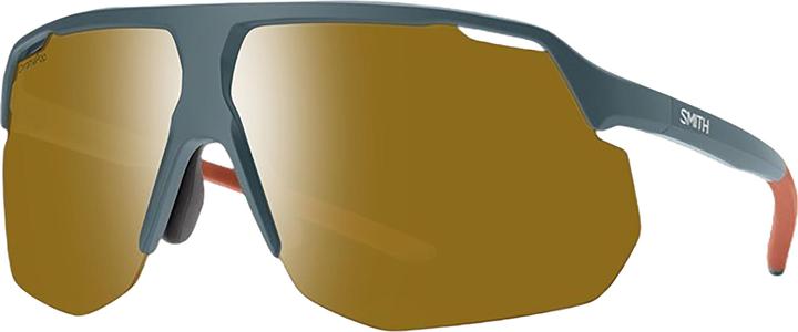 Actual product image Smith Motive ChromaPop Mirror Cat. 3 VLT 14% (Mat Blue, Matte Pacific / Sedona, Chromapop Bronze Mirror)