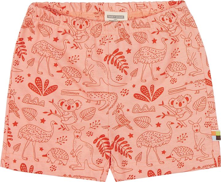loud + proud Kinder Short Druck Peach (80)