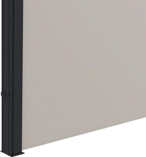 Produktbild Swisshandel24 Seitenmarkise Ausziehbar, 300x140cm Gartenmarkise, Sichtschutzwand mit UV-Schutz, Windschutz, Metall (3 m)