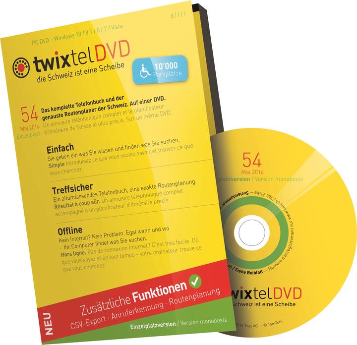 Actual product image TwixTel 54, Einzelplatz, Telefonbuch (1 User)